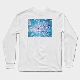 Turquoise and Violet 1 Long Sleeve T-Shirt